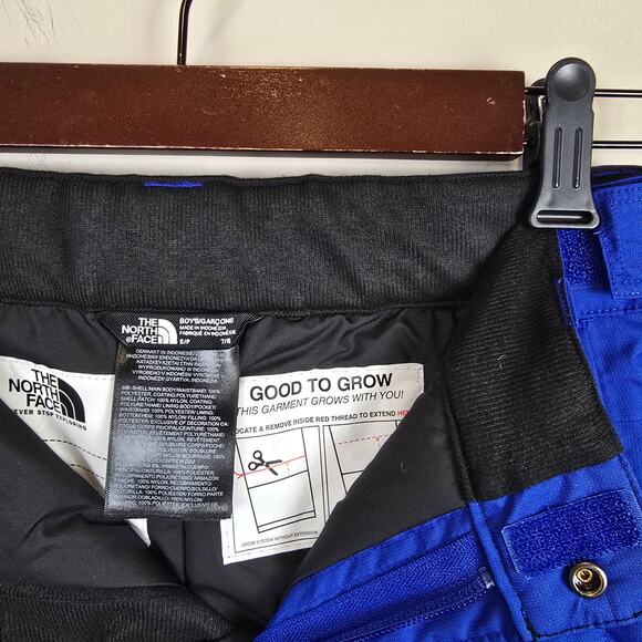 The North Face Boys Size S/7-8 Freedom Insulated Snow Pants TNF Blue Winter Ski - Picture 3 of 4